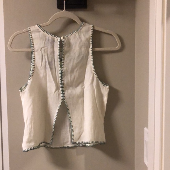 Aerie Embroidered Cotton Shirt - Picture 6 of 11